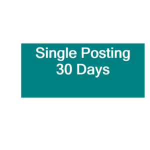 Single Position Job Ad